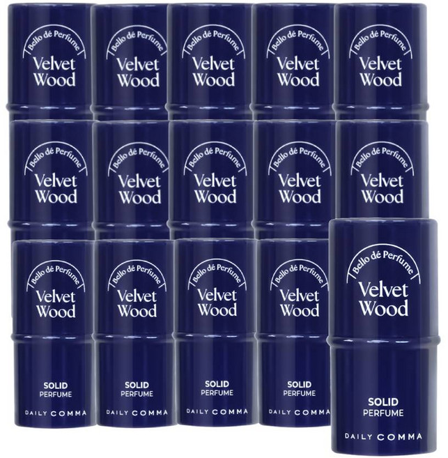 DAILY COMMA Velo de Perfume 固體香水 絲絨木, 4.7g, 15個