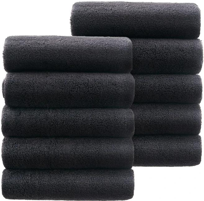 코멧 홈 오코텍스 인증을 받은 호텔 수건 150g 30수 코마사, 다크그레이, 10개 - 쿠팡