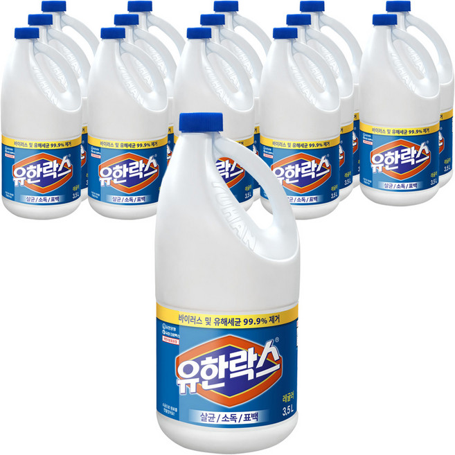 유한락스 레귤러, 3.5L, 15개