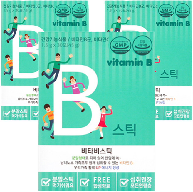 파마젠 비타B스틱 30포, 45g, 3개
