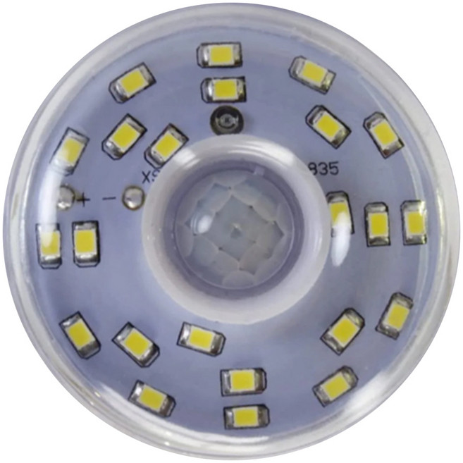 明沛 2W LED紅外線感應燈泡 MP4619-1 85 x 60mm 白光 插頭款 45g, 1個