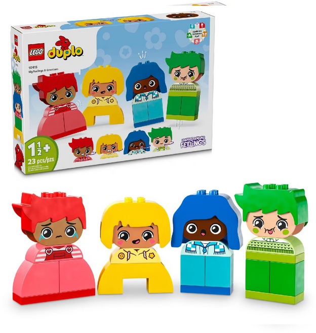 LEGO 10415 情緒表達小學堂 18個月以上, 1盒, 混合
