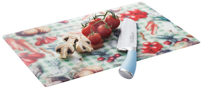 티리난지 베지터블 TPU 멀티 도마, 그린, 1개