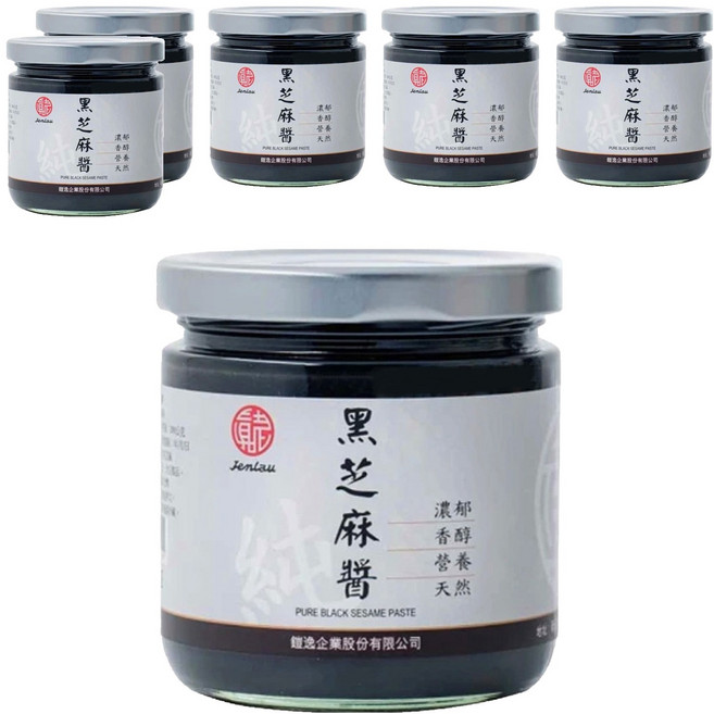 真老 純黑芝麻醬, 200g, 6罐