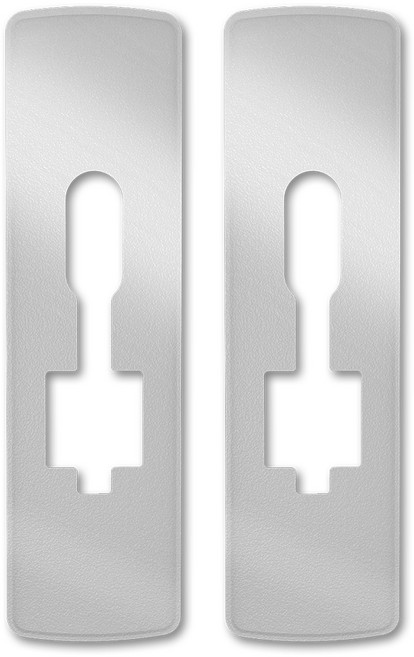 Milre 美樂 推拉式電子鎖補強板 銀色, 補強板(推拉式專用), 2個