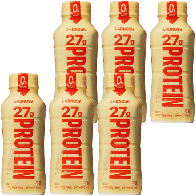 Labnosh 完美穀物蛋白飲, 6個, 350ml