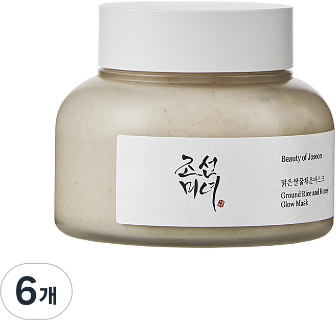 BeautyofJoseon 清米蜂蜜填充面膜, 1入, 6個