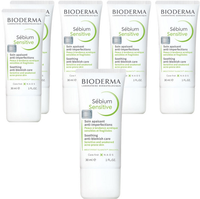 바이오더마 세비엄 센서티브 크림, 30ml, 6개