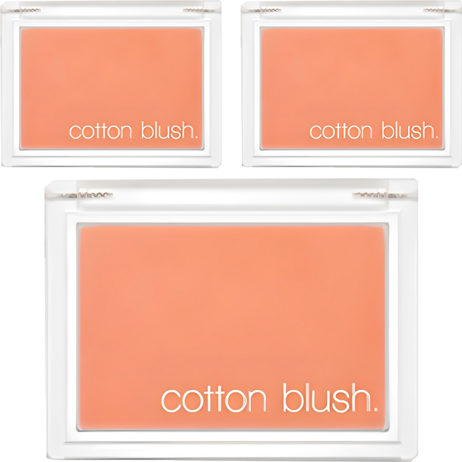 미샤 코튼 블러셔 4g, 캐롯 버터크림, 3개