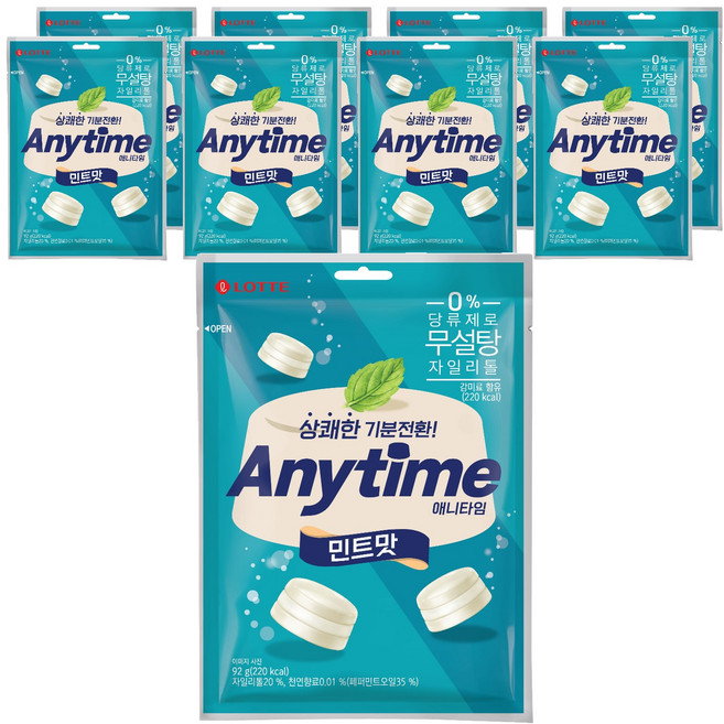 애니타임 민트, 92g, 9개