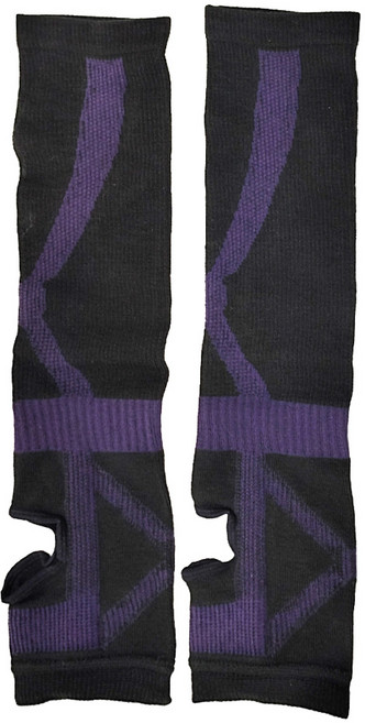 alphax 醫護小腿腳踝減震紓壓套 黑色 M 號, 1雙