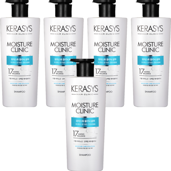 케라시스 모이스춰 클리닉 단백질 샴푸, 750ml, 5개