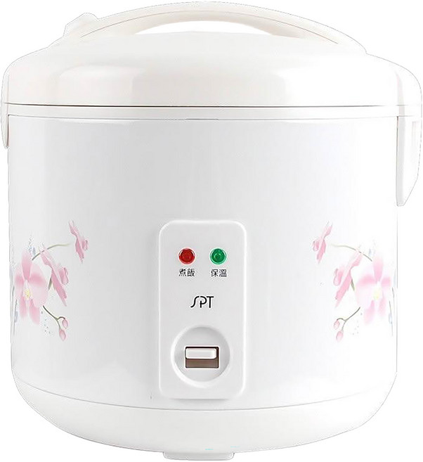 尚朋堂 SC-1516 6人份 鋁（不沾塗層） 抗凝露內蓋 電子鍋 煮飯 500W 微壓炊煮 自動保溫 可拆卸蒸氣蓋 能源效率4級 白色