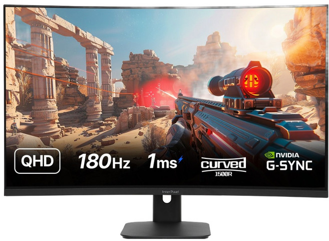 인터픽셀 QHD 180Hz 커브드 게이밍 모니터, 80.01cm, IPQ3245 PLUS(일반)