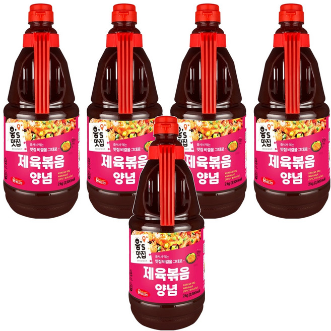 움트리 제육볶음양념, 2kg, 5개