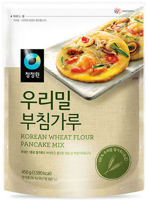 청정원 우리밀 부침가루, 1개, 450g