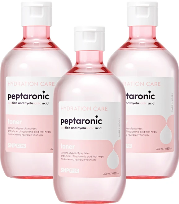 에스엔피 프렙 펩타로닉 토너, 320ml, 3개 - 쿠팡