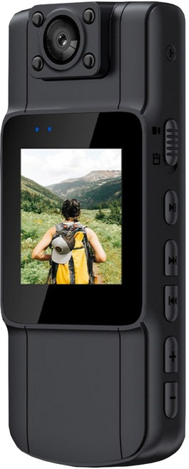DTAudio 帶螢幕運動攝影機1080P, 黑色, DTA-L11