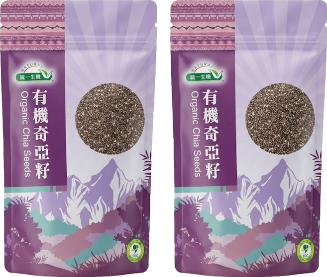 統一生機 有機奇亞籽, 200g, 2包