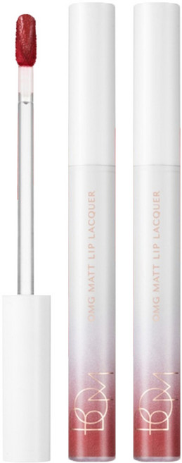 비오엠 오엠지 매트 립 라커 4g, 01 엘오티디, 2개