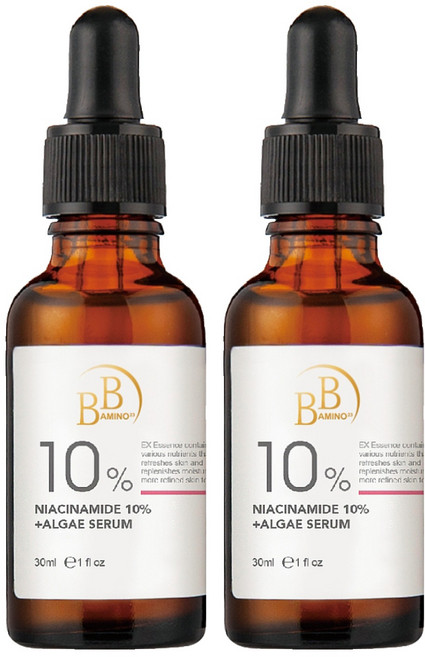 BB AMINO 科研 10%煙醯胺 + 發光藻嫩白精華, 30ml, 2瓶