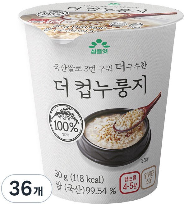 SIMPLEAT The Cup 鍋巴, 30g, 36個