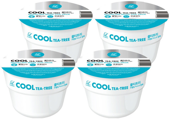 린제이 티트리 컵 모델링팩 28g, 1개입, 4개