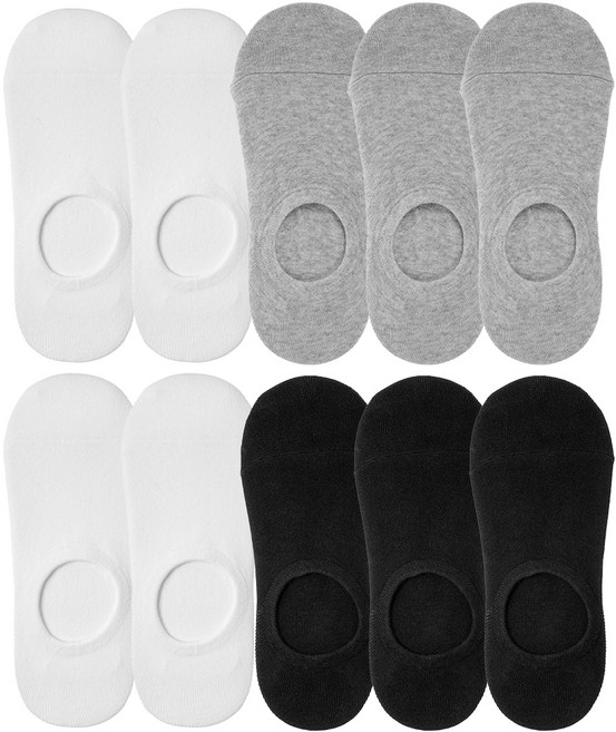 베이스알파 에센셜 남성용 안벗겨짐 페이크삭스 10켤레