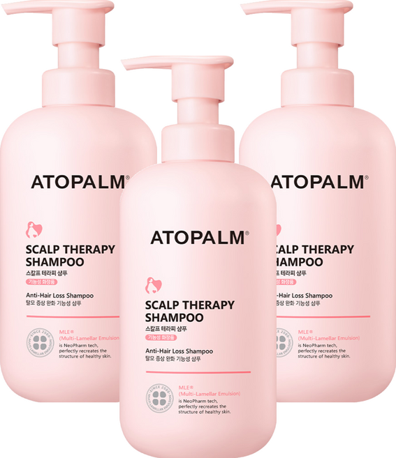 아토팜 매터니티 케어 스칼프 테라피 샴푸, 460ml, 3개