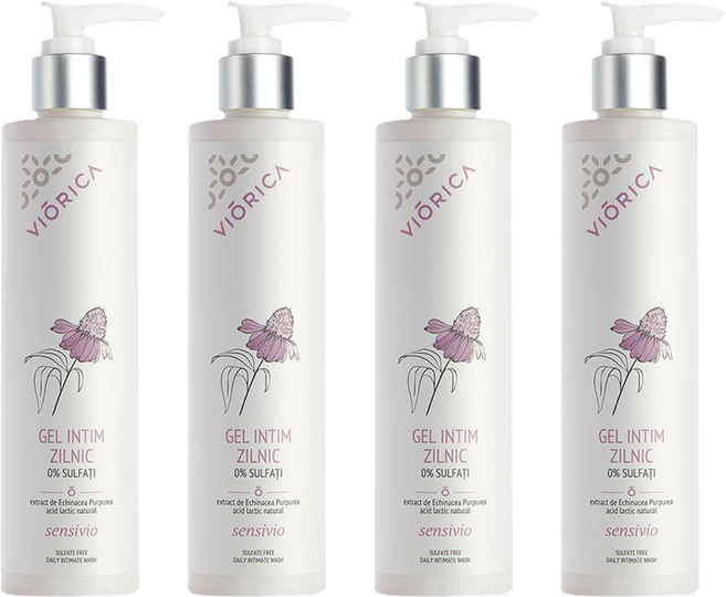 VIORICA 保濕保濕平衡私密潔淨露 紫錐花, 250ml, 4瓶
