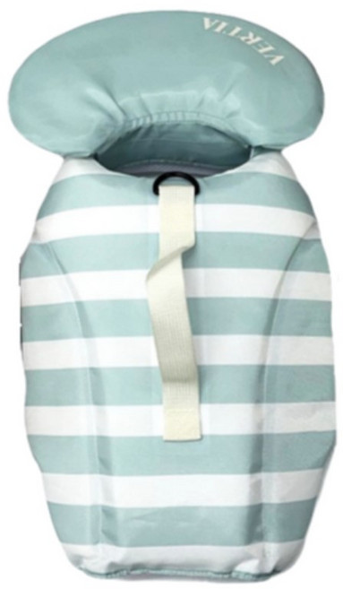 베르띠아 반려동물 구명조끼, 스트라이프 민트, 1개