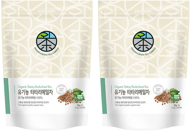 평창다원 유기농 타타리메밀차 삼각티백, 1.5g, 20개입, 2개