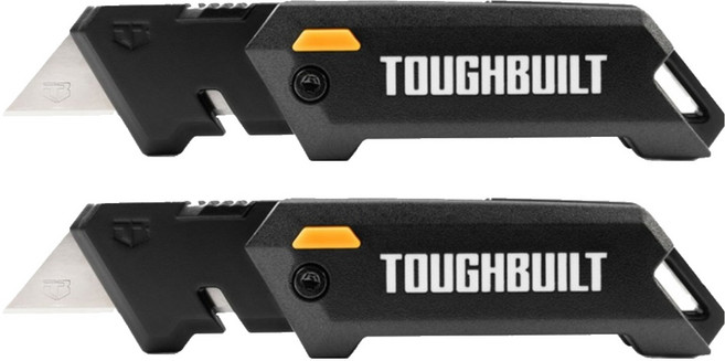 터프빌트 다용도 나이프 접이식 TB-H4-12-C, 혼합색상, 2개