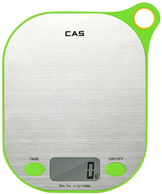 카스 디지털 주방저울, KE-7000(그린), 1개