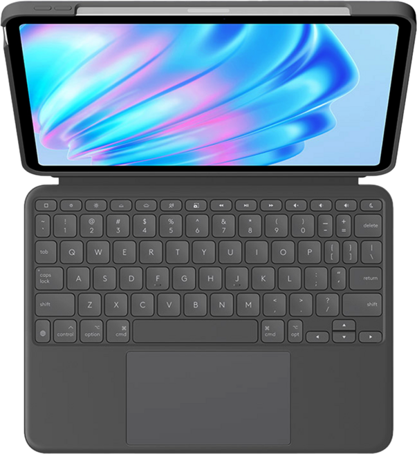 logitech 羅技 Combo Touch 鍵盤保護套, 黑色, 1個