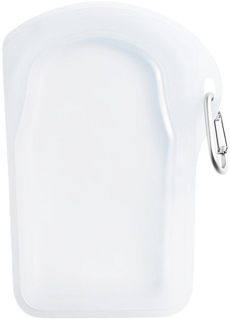 stasher GO 隨行矽膠密封袋, 13.97 x 20.32 x 3.81cm, 雲霧白, 1入, 1個