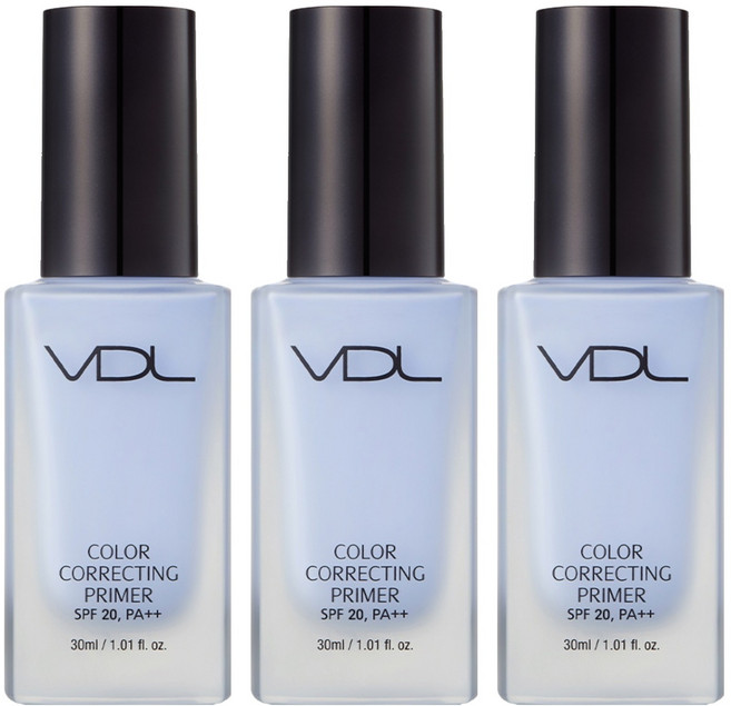 브이디엘 컬러 코렉팅 프라이머 30ml, 세레니티, 3개