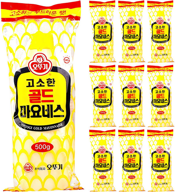 OTOKI 不倒翁 黃金美乃滋, 500g, 10個
