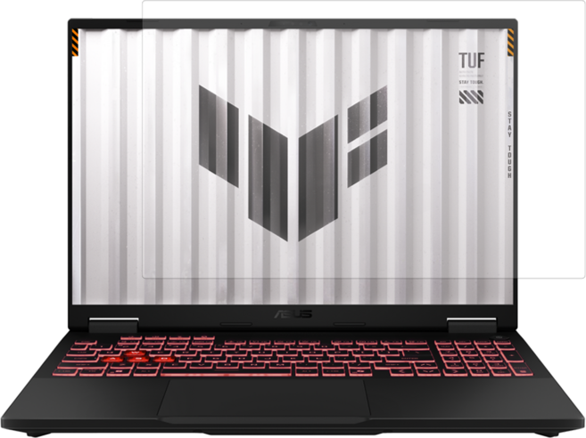 YADI 亞第 HC高清抗刮 ASUS TUF Gaming A16 2025 水之鏡保護貼 PF4HC-W160, 1個