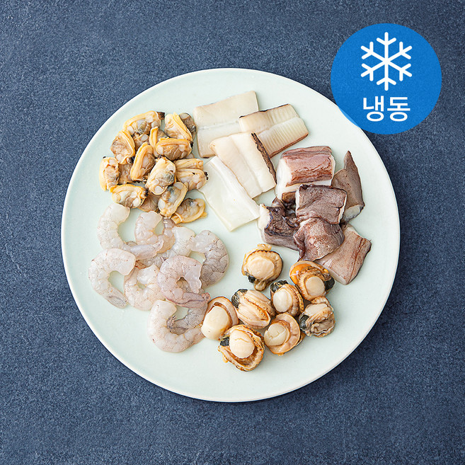 알찬해 쏙쏙 한끼 해물팩 (냉동), 80g, 7개입