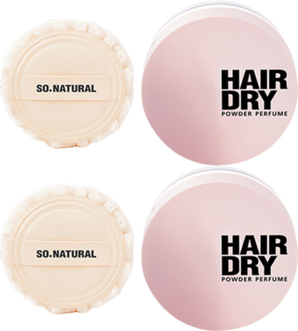 쏘내추럴 헤어 드라이 파우더 퍼퓸, 4g, 2개