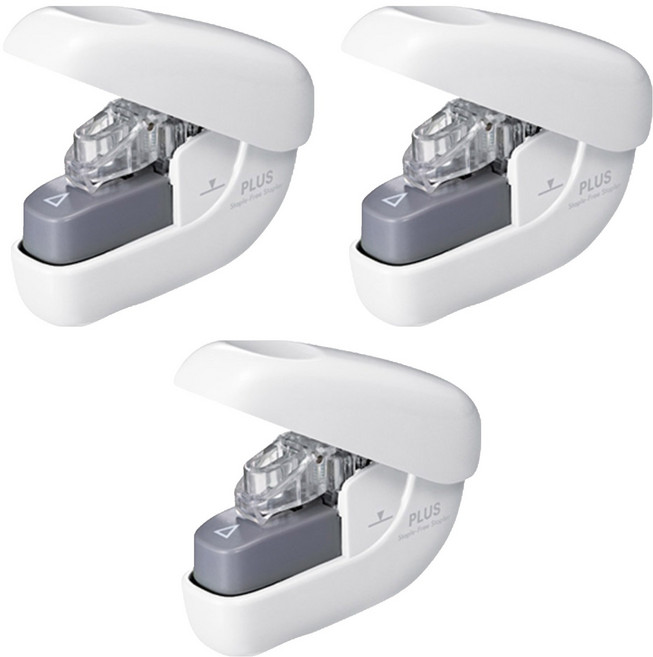 플러스 페이퍼 클린치 SL106NB, White, 3개