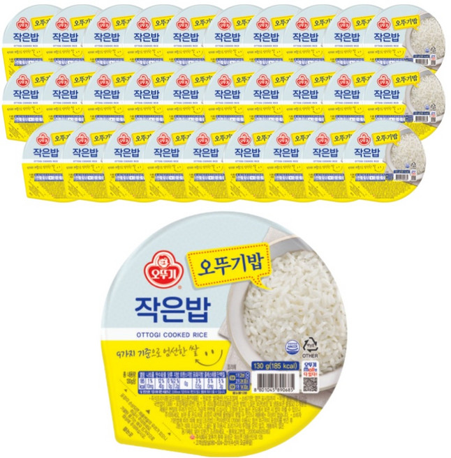 OTOKI 不倒翁 即食白飯, 130g, 30個