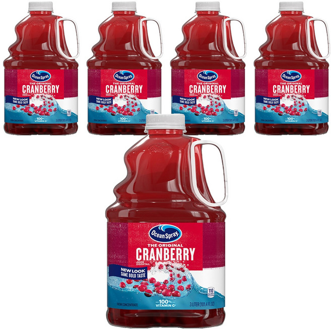 오션스프레이 크랜베리 주스, 3L, 5개