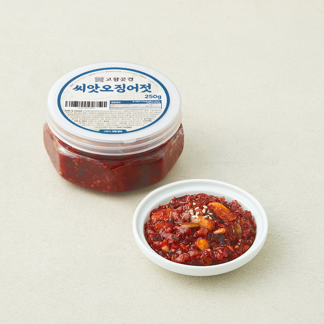 고향곳간 씨앗 오징어젓갈, 250g, 1개
