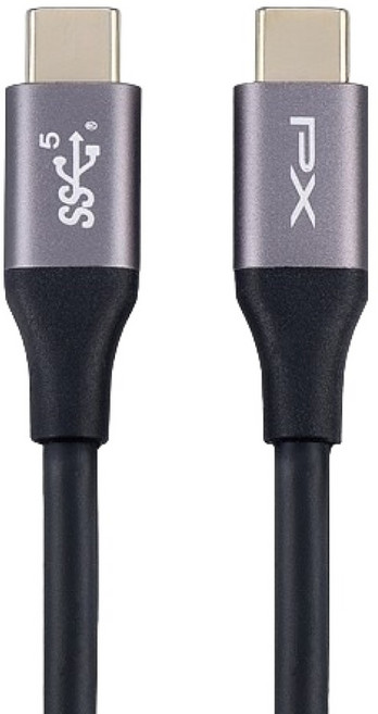 PX 大通 USB 3.1 GEN1 Type-C-Type-C 超高速充電傳輸線 UCC3-2B, 2m, 黑色, 1條