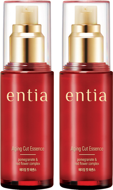 Entia 코리아나 에이징 컷 에센스, 55ml, 2개