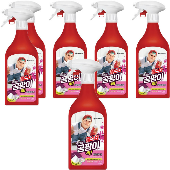 홈스타 맥스프레쉬 뿌리는 곰팡이 싹 세정제, 500ml, 6개