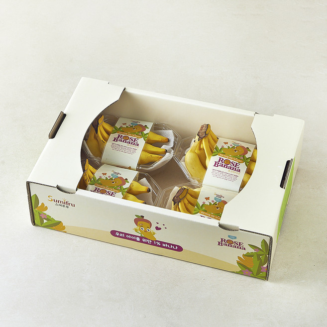 스미후루 네이처스초이스 로즈바나나 8p 4입, 1.4kg, 1박스