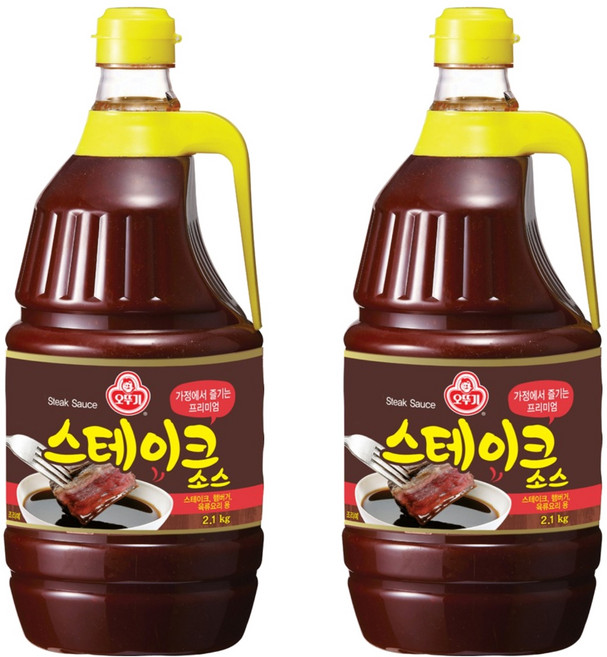 오뚜기 스테이크 소스, 2.1kg, 2개